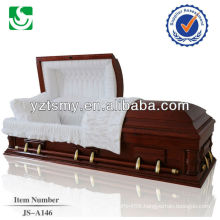 Highly standard solid wooden wholesale antique caskets